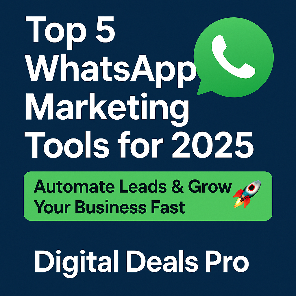 Top 5 WhatsApp Marketing Tools for 2025 – Automate Leads & Grow Your Business Fast