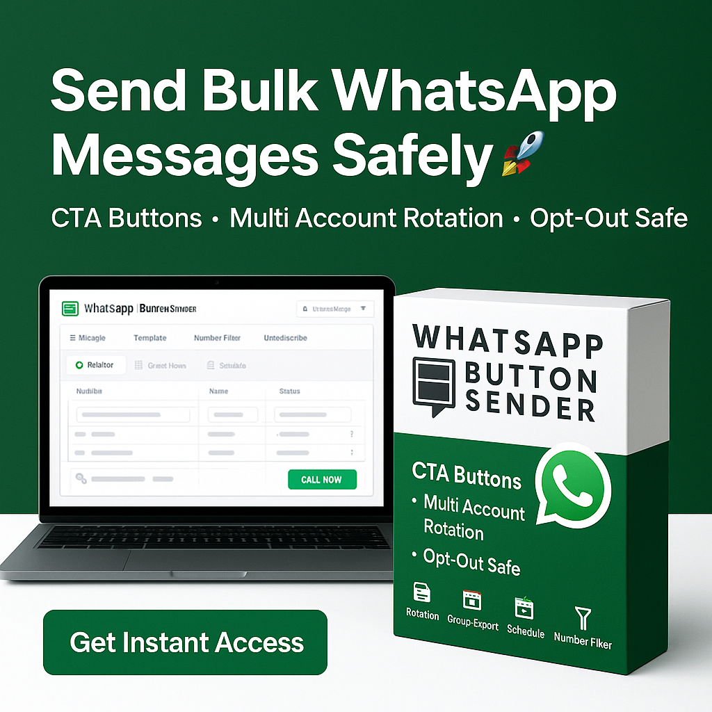 🚀 WhatsApp Bulk Sender Software 2025 – The Ultimate Tool for Fast Business Growth